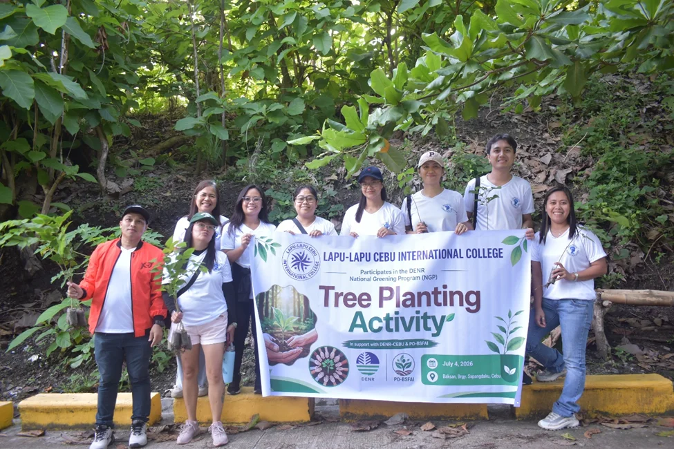 LCIC Staff Participate in DENR National Greening Program Tree Planting Activity